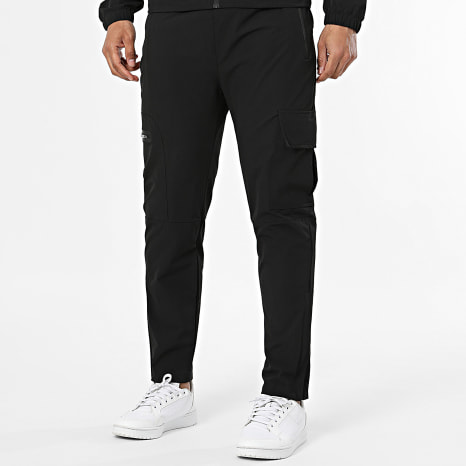 Classic Series - Conjunto Chaqueta Capucha con Cremallera y Pantalón Cargo 68A Negro