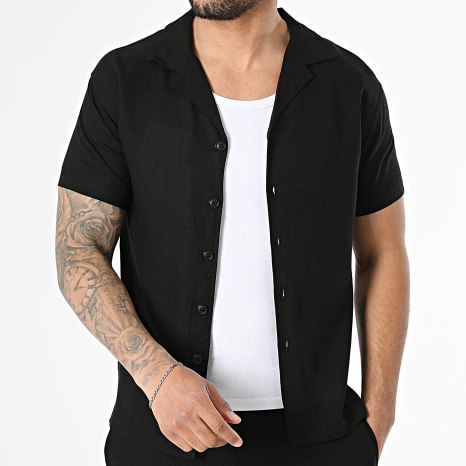 Classic Series - Conjunto Camisa Manga Corta Y Pantalón Corto de chándal 526 Negro