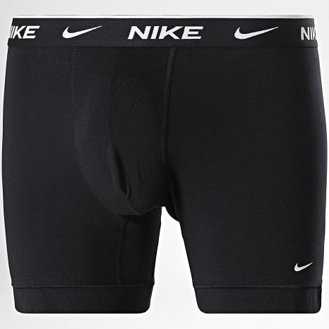 Nike - Lot De 3 Boxers Essential Cotton Stretch KE1285 Noir Orange Violet
