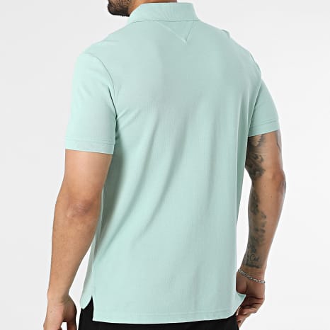 Tommy Hilfiger - Polo Manches Courtes Hilfiger Chest Insert 8130 Vert