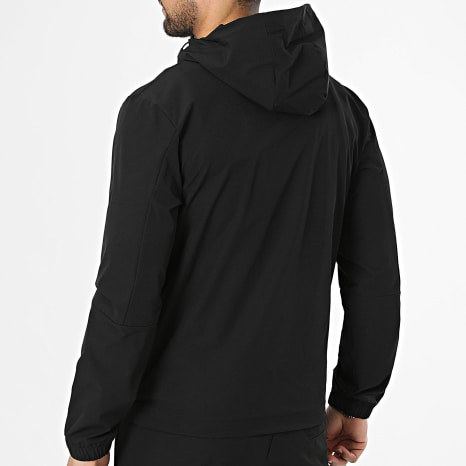 Classic Series - Conjunto Chaqueta Capucha con Cremallera y Pantalón Cargo 67A Negro