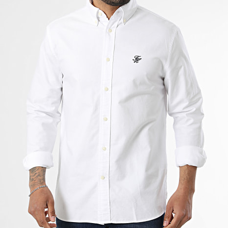 Tommy Hilfiger - Chemise Manches Longues Regular Fit Heritage Oxford 2422 Blanc