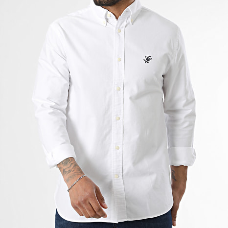 Tommy Hilfiger - Chemise Manches Longues Regular Fit Heritage Oxford 2422 Blanc
