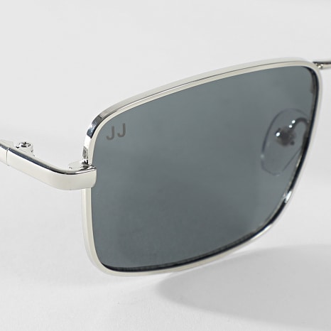 Jack And Jones - Lunettes De Soleil Drew Argenté Noir