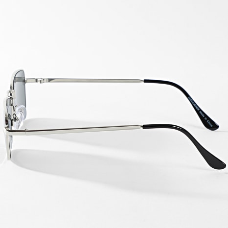 Jack And Jones - Lunettes De Soleil Drew Argenté Noir