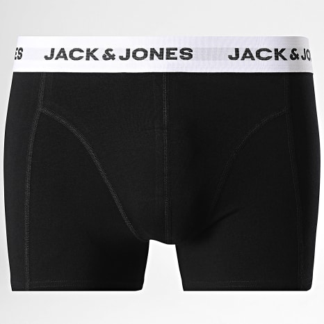 Jack And Jones - Lot De 10 Boxers Basic Noir Gris Anthracite Chiné Vert Kaki Bleu Marine