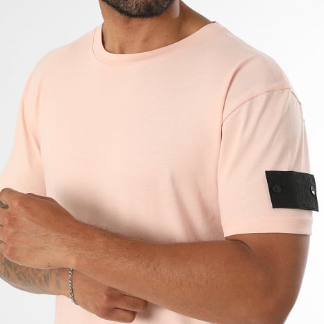 LBO - Ensemble Tee Shirt Et Short Jogging Patch 4227 Corail