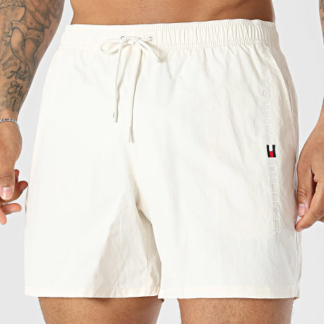 Tommy Hilfiger - Short De Bain Medium Drawstring 3748 Beige Clair