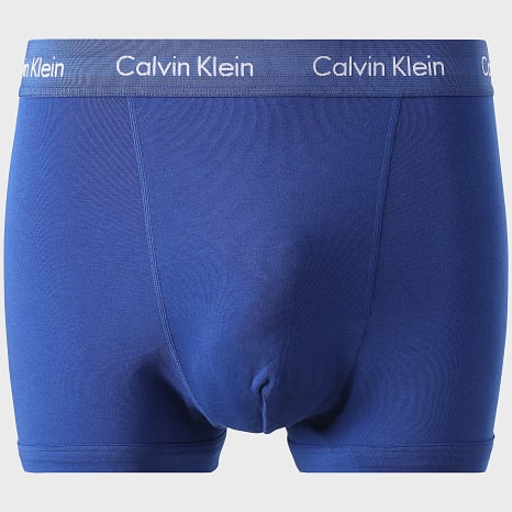 Calvin Klein - Lot De 5 Boxers NB2877A Noir Beige Vert Clair Bleu Clair Bleu Roi
