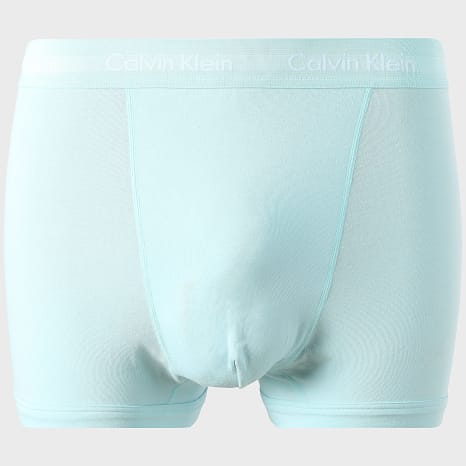 Calvin Klein - Lot De 5 Boxers NB2877A Noir Beige Vert Clair Bleu Clair Bleu Roi