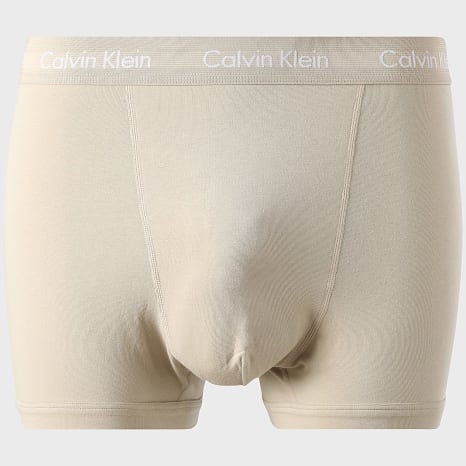 Calvin Klein - Lot De 5 Boxers NB2877A Noir Beige Vert Clair Bleu Clair Bleu Roi
