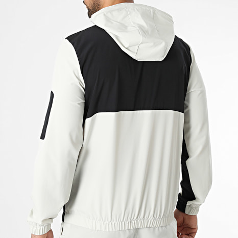 Sergio Tacchini - Ensemble De Survêtement Arcata 41449 41450 Beige Noir