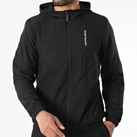 Sergio Tacchini - Ensemble De Survêtement Adriatico 41426 41427 Noir