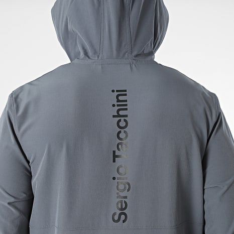Sergio Tacchini - Ensemble De Survetement Pelle 41129 41130 Gris Anthracite