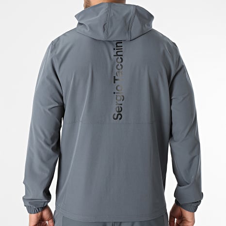 Sergio Tacchini - Ensemble De Survetement Pelle 41129 41130 Gris Anthracite