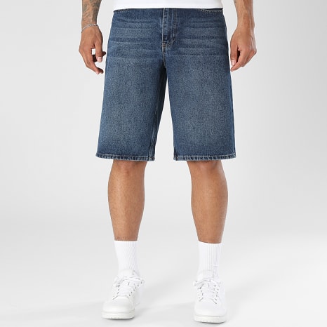 LBO - Short Jean Baggy 4243 Bleu Brut