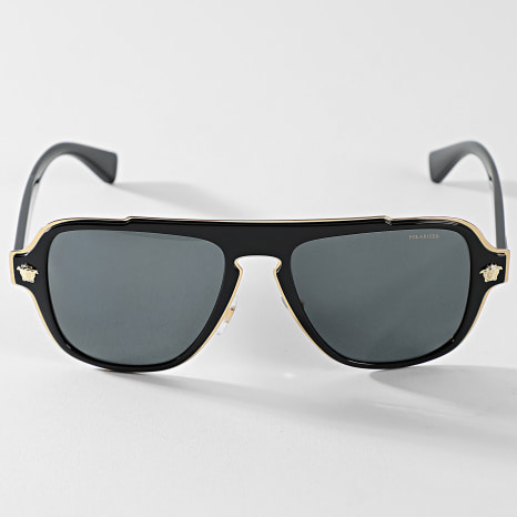 Versace - Lunettes De Soleil VE2199 Noir Doré