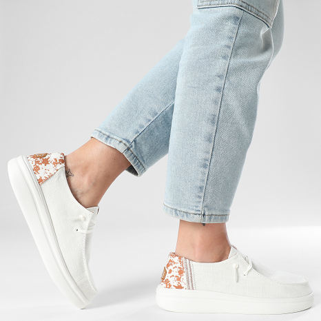 Hey Dude - Mocassins Femme Wendy Rise Animal White Multi