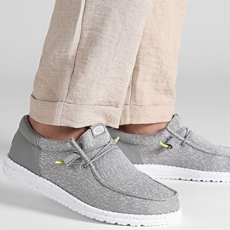 Hey Dude - Mocassins Wally Funk Stretch Speckle Flannel Grey Multi
