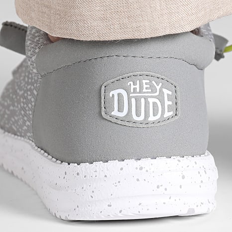 Hey Dude - Mocassins Wally Funk Stretch Speckle Flannel Grey Multi