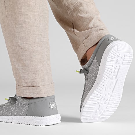 Hey Dude - Mocassins Wally Funk Stretch Speckle Flannel Grey Multi