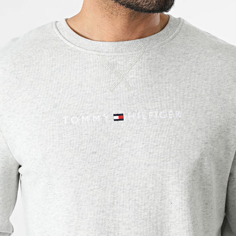 Tommy Hilfiger - Sudadera Crewneck 3666 Gris Jaspeado