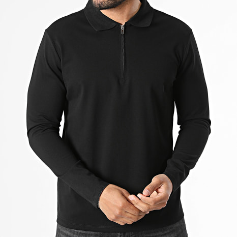 Frilivin - Polo Manga Longa 462 Preto