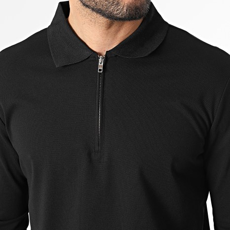 Frilivin - Polo Manga Longa 462 Preto
