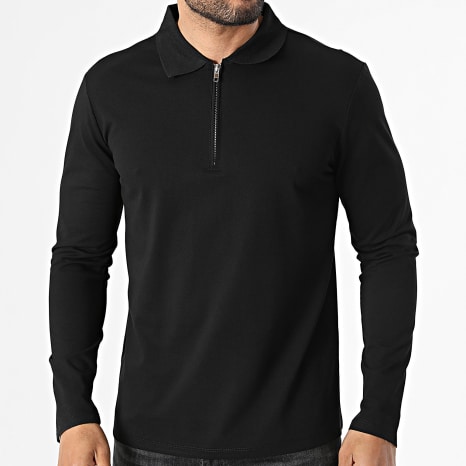 Frilivin - Polo Manga Longa 462 Preto