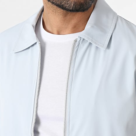 Frilivin - Conjunto Chaqueta con cremallera y pantalón chándal F08 Azul claro