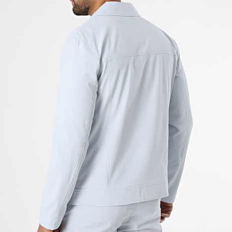 Frilivin - Conjunto Chaqueta con cremallera y pantalón chándal F08 Azul claro