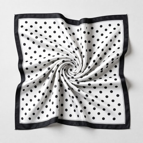 Frilivin - Pañuelo L32 Blanco Negro