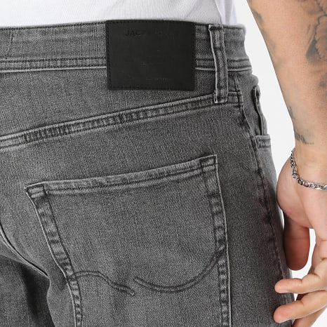 Jack And Jones - Pantalón corto Vaquero Regular Rick Original Gris Antracita