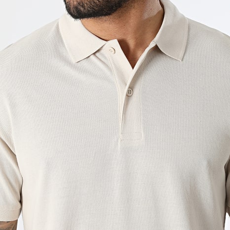Jack And Jones - Pack de 2 Polos Mangas Curtas Kane Bege Preto