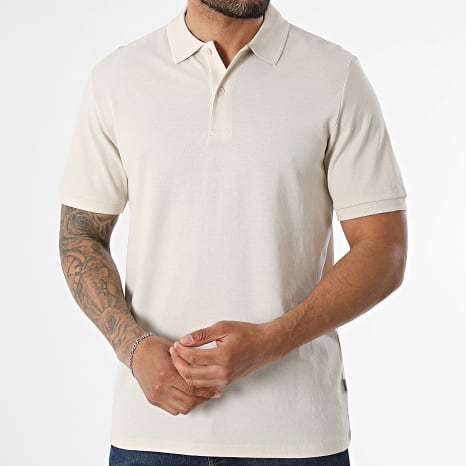 Jack And Jones - Pack de 2 Polos Mangas Curtas Kane Bege Preto