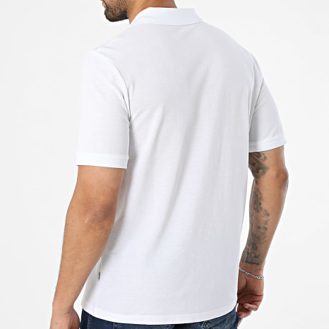 Jack And Jones - Lot De 2 Polos Manches Courtes Kane Blanc Noir