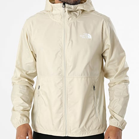 The North Face - Cortavientos con capucha Cyclone A8B64 Beige