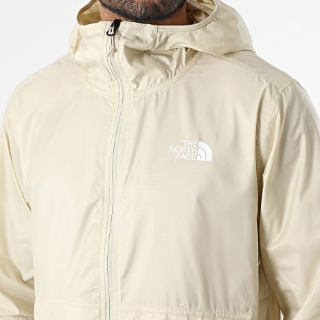 The North Face - Cortavientos con capucha Cyclone A8B64 Beige