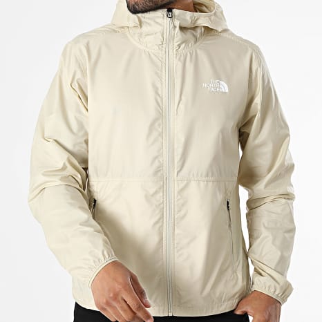 The North Face - Cortavientos con capucha Cyclone A8B64 Beige