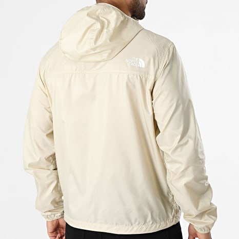 The North Face - Cortavientos con capucha Cyclone A8B64 Beige