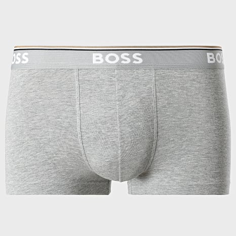 BOSS - Pack de 3 Boxers 50475274 Negro Gris Jaspeado Gris Antracita Jaspeado