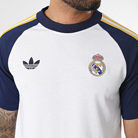 Adidas Originals - T-Shirts With Stripes Real Madrid JZ9152 Navy