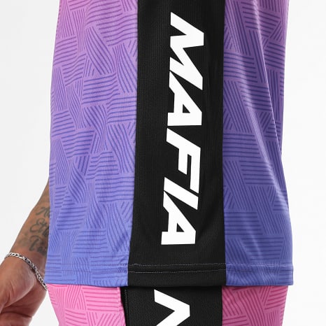 MA9 Mafia Nueve - Ensemble Tee Shirt Et Short Jogging Prime Active Electric Night
