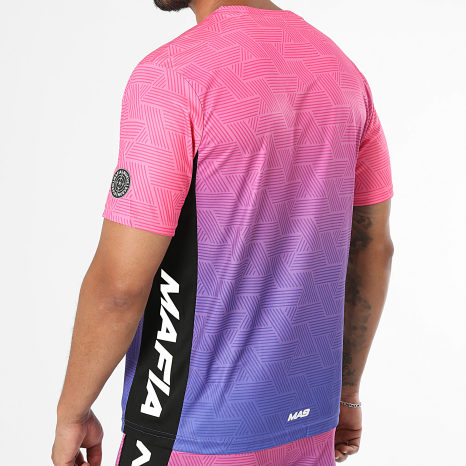 MA9 Mafia Nueve - Ensemble Tee Shirt Et Short Jogging Prime Active Electric Night