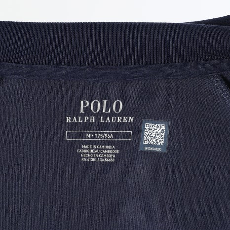 Polo Ralph Lauren - Veste Zippée A Bandes Original Player Bleu Marine
