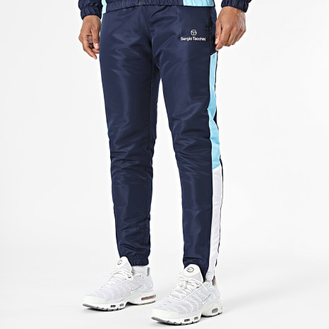 Sergio Tacchini - Ensemble De Survêtement Granada 41460 41461 Bleu Marine Blanc Bleu Clair