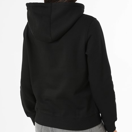 Tommy Jeans - Sweat Capuche Regular Femme Flag 9958 Noir