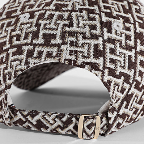 Tommy Hilfiger - Casquette Femme Monogram 8916 Marron Beige Doré