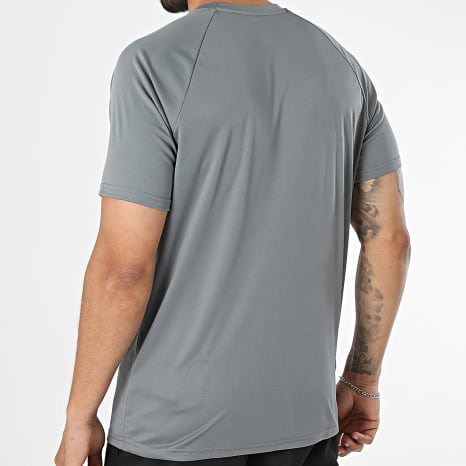Nike - Ensemble Tee Shirt Et Short De Bain Nessa 586 560 Noir Gris