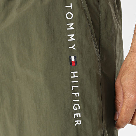 Tommy Hilfiger - Short De Bain Medium Drawstring 3748 Vert Kaki
